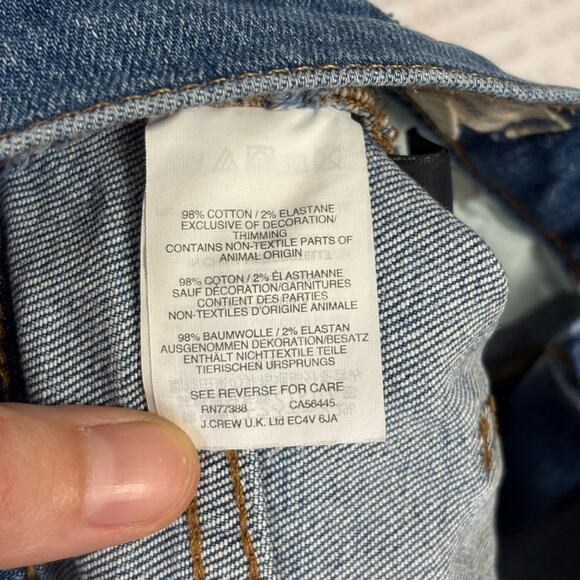 Madewell The High-Rise Slim Crop Boyjean: Knee-Rip Edition - Size 28 - Picture 7 of 8